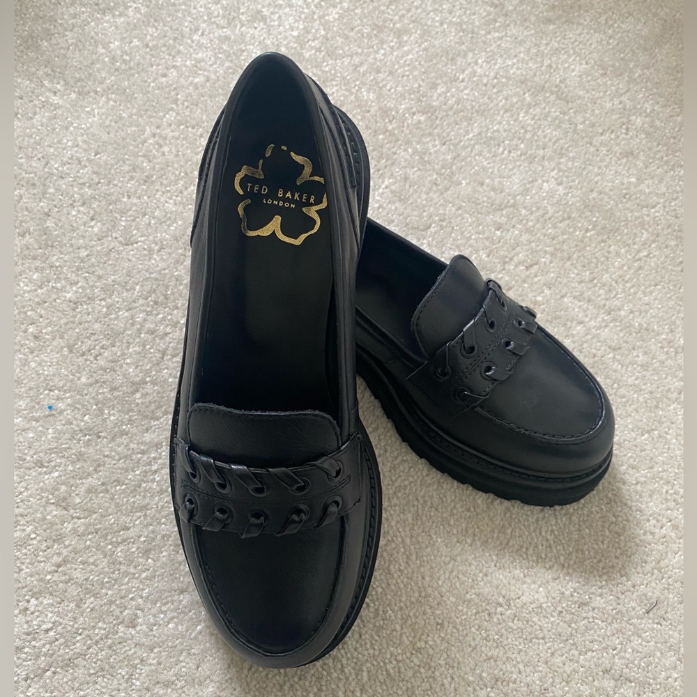 Ted Baker real leather chunky loafers - New
